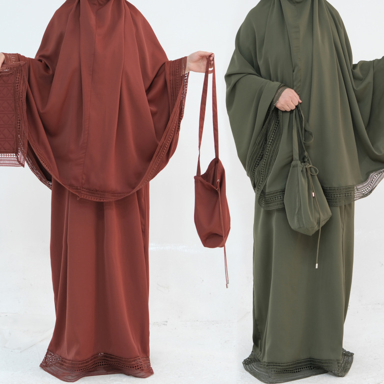 Women Bags In Dubai - Müslüman 4 Parça Kadın Etekleri Başörtüsü
