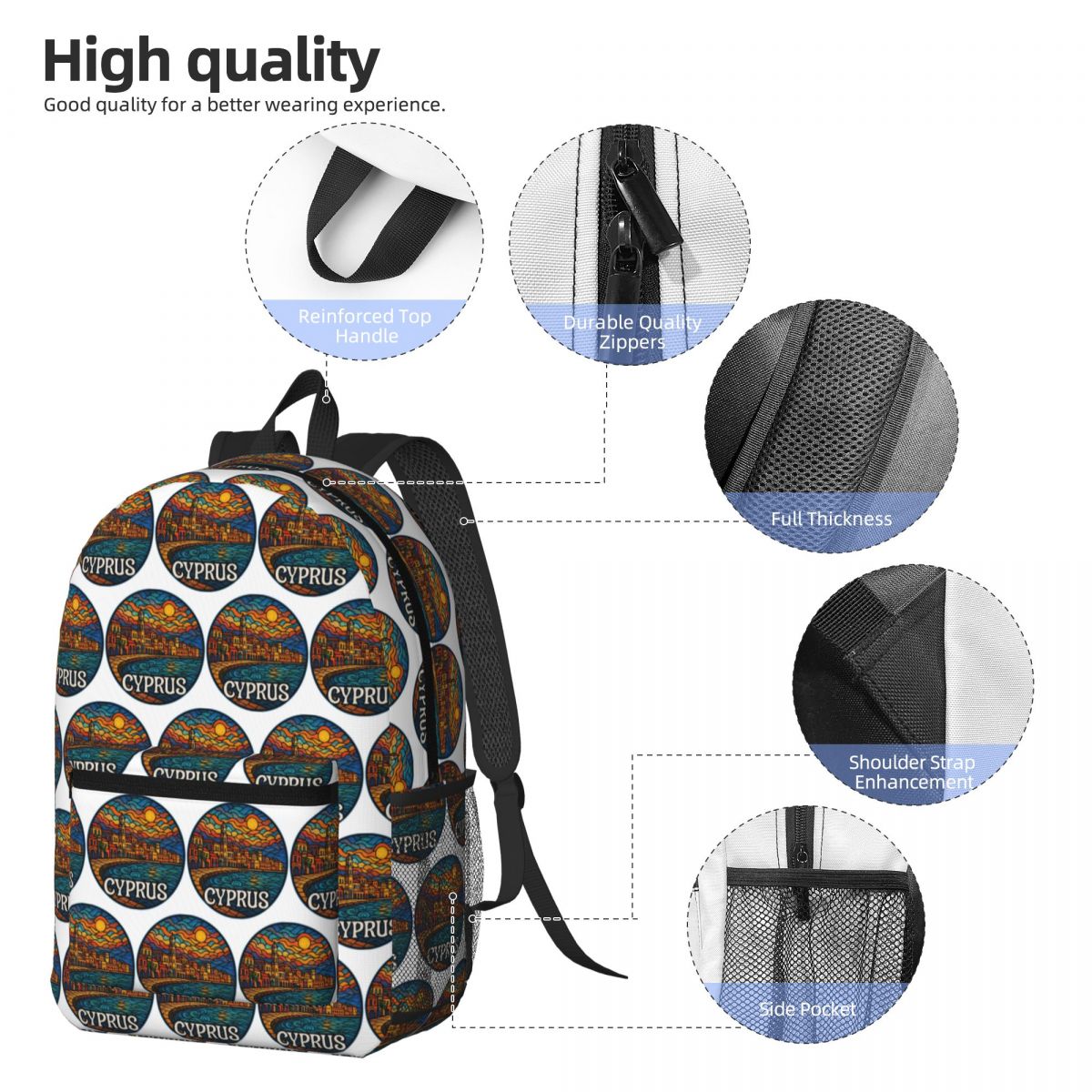 Kıbrıs Ülke Adası Vitray Seyah - Women Bags Cyprus incelemesi ve fiyatı