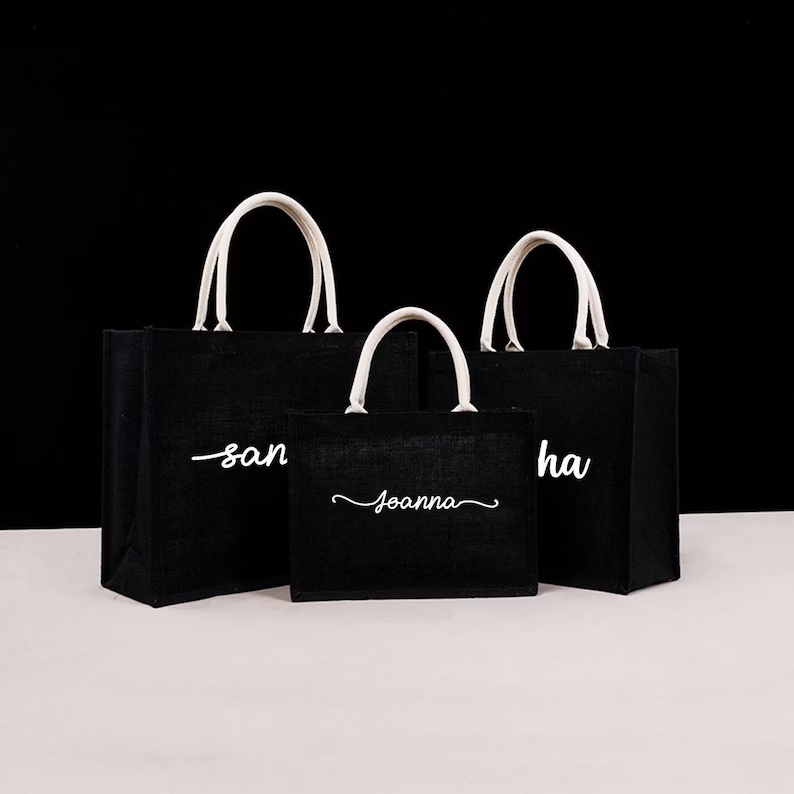 Kişiselleştirilmiş Siyah Çuval - Women Bags Jute incelemesi ve fiyatı